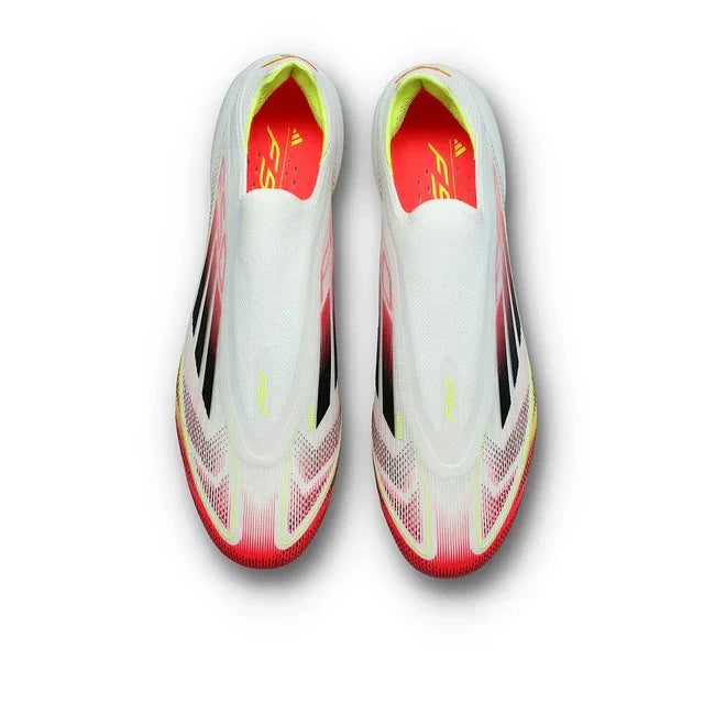 ADIDAS F50 FG ELITE SOCCER BOOT - WHITE/ORANGE 