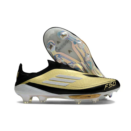 Adidas F50 FG Elite Football Boot - Gold - Messi