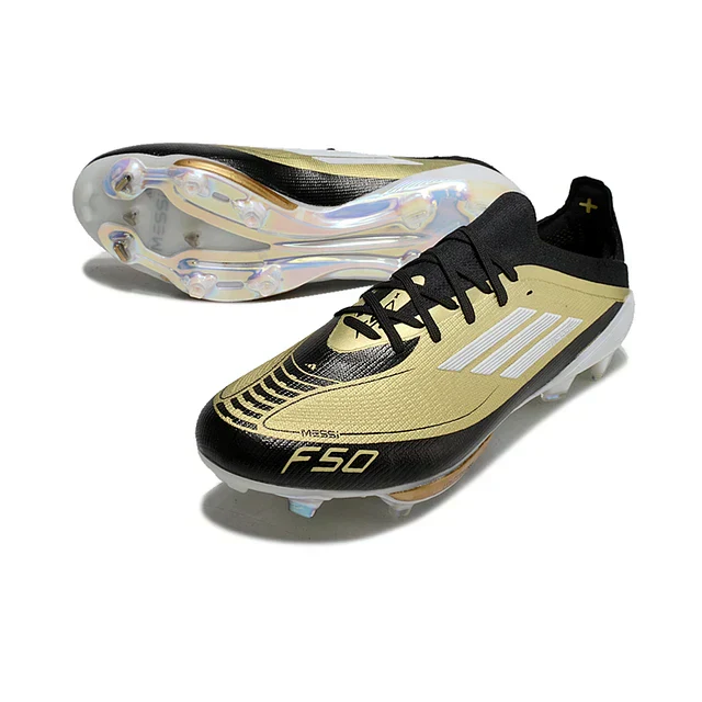 Adidas F50 FG Elite Football Boot - Gold - Messi