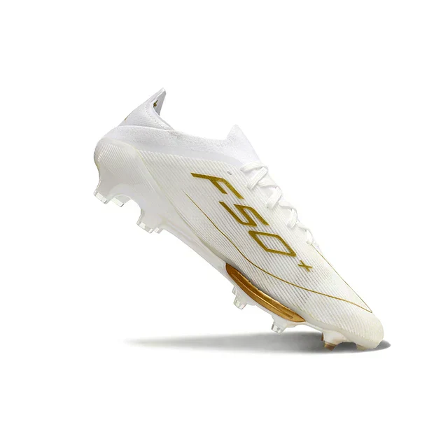 Adidas F50 Elite FG Football Boot - White/Gold 