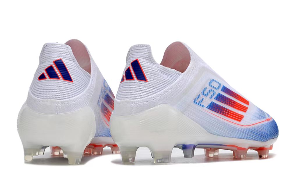 Adidas F50 Elite FG Football Boot - White/Blue