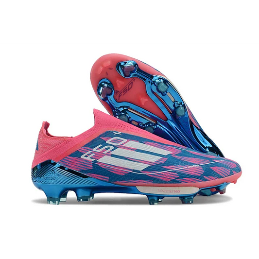 Adidas F50 Elite FG Football Boot - Blue/Pink