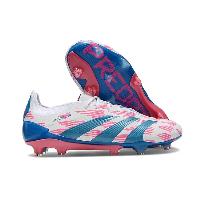 Adidas Predator Tongue FG Elite Football Boot - Blue/Pink 