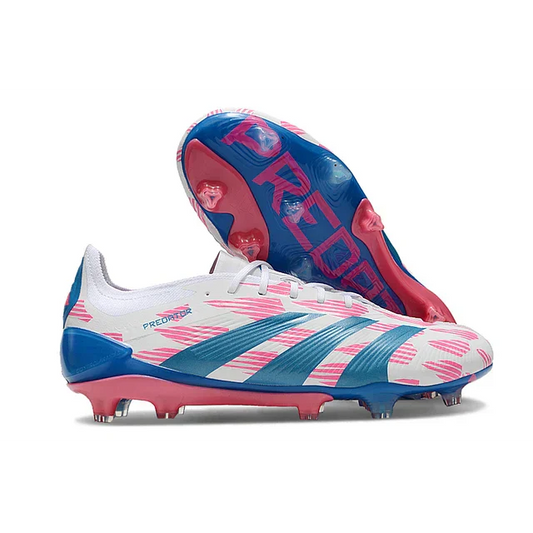 Adidas Predator Tongue FG Elite Football Boot - Blue/Pink 