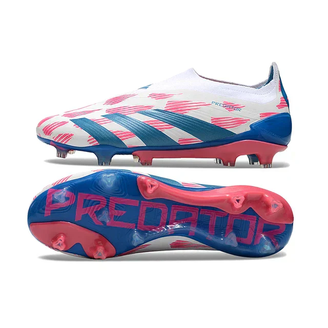 Adidas Predator Tongue FG Elite Football Boot - Blue/Pink 