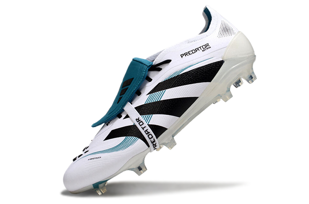 Adidas Predator Tongue FG Elite Football Boot - White/Blue 
