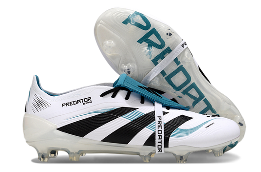 Adidas Predator Tongue FG Elite Football Boot - White/Blue 