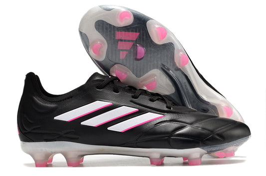 ADIDAS COPA PUREFIRM GROUND BOOTS BLACK AND WHITE ELITE FG FOOTBALL BOOT 