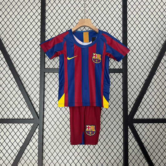 BLAUGRANA I 05/06 CONJUNTO INFANTIL (RETRO)