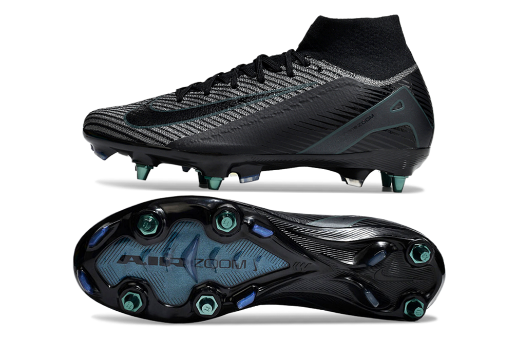 NIKE MERCURIAL SUPERFLY SG 10 ELITE FOOTBALL BOOT - BLACK